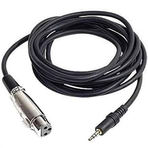 AUDIO CABLE 4.5m M-M XLR TO 3.5MM JACK
